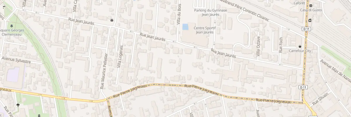 Plan du 53 Rue Jean Jaurès à Bois-Colombes