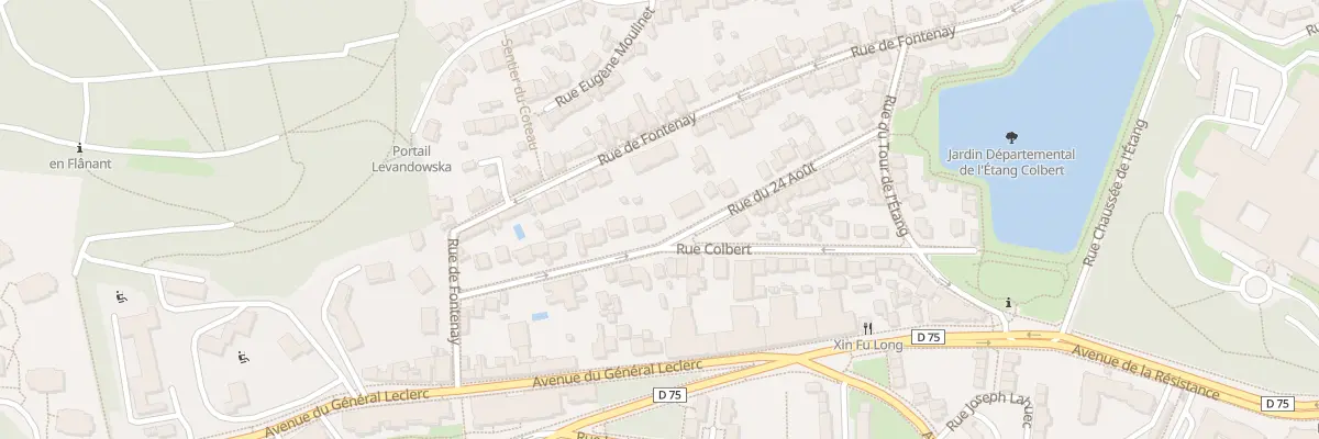 Plan du 25 Rue Colbert au Plessis-Robinson