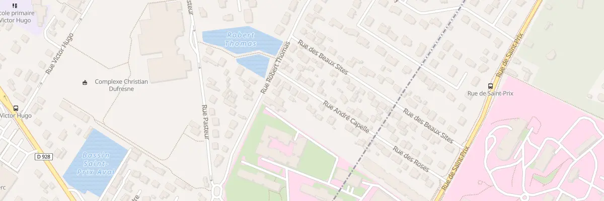 Plan du 6 Rue Andre Capelle à Saint-Prix