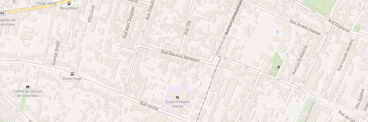 Plan du 42 Rue Maurice Berteaux à Colombes