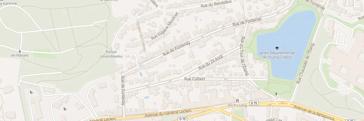 Plan du 1 Rue du Vingt Quatre Aout au Plessis-Robinson