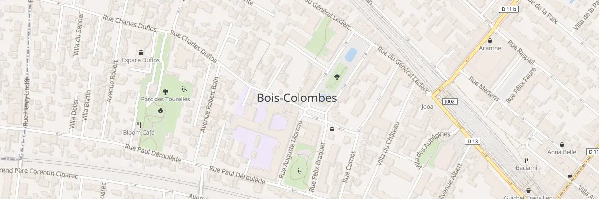 Plan du 12 Rue Charles Duflos à Bois-Colombes