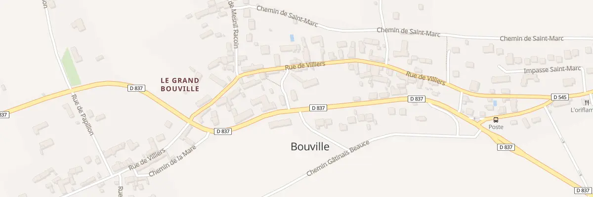 Plan du 20 Rte d’Etampes à Bouville
