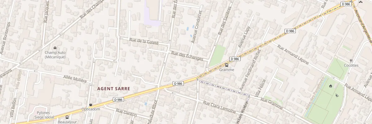 Plan du 8B Rue des Echanges à Colombes