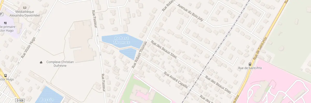 Plan du 6 Rue des Beaux Sites à Saint-Prix