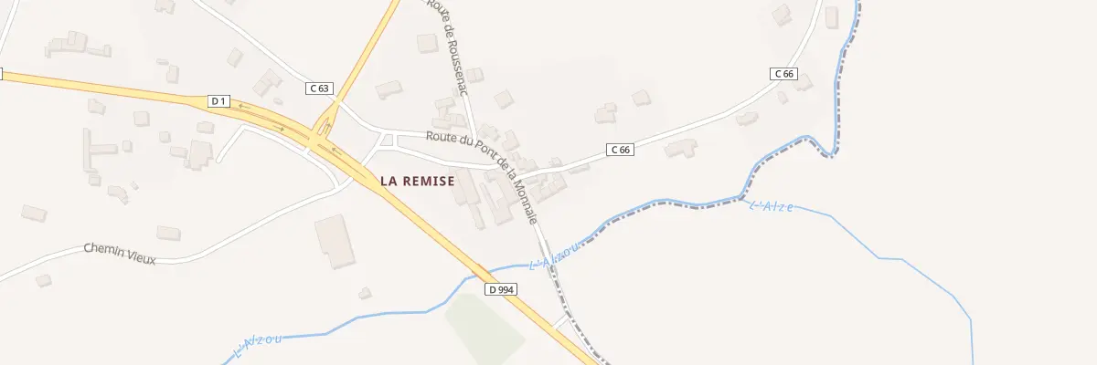 Plan du 5090 La Remise à Anglars-Saint-Félix