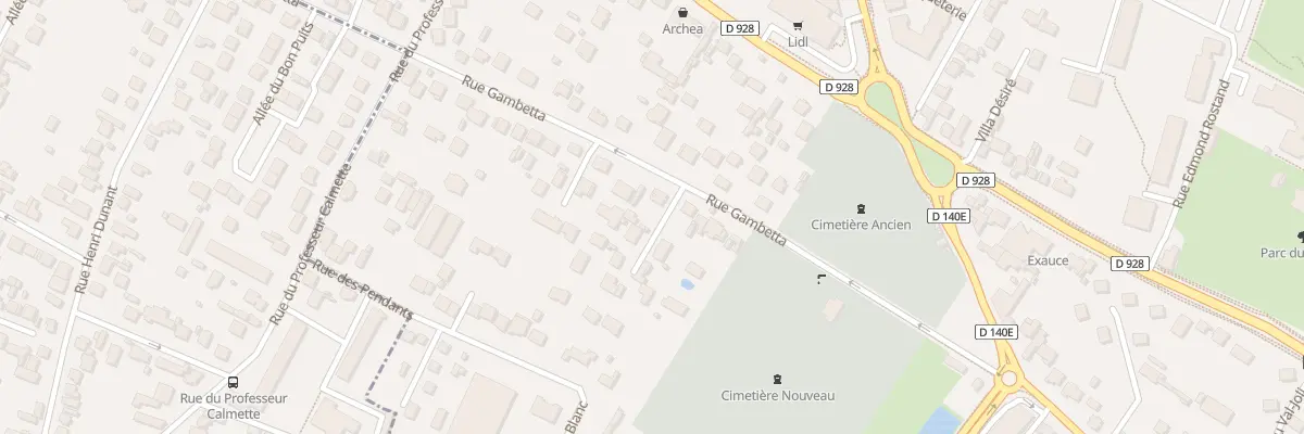Plan du 19 Rue Gambetta à Eaubonne