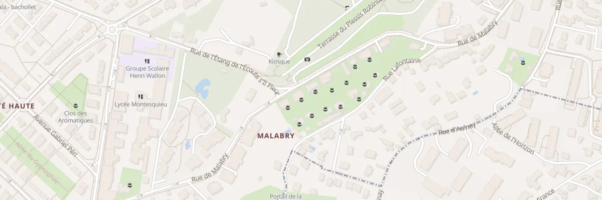 Plan du 50 Rue de Malabry au Plessis-Robinson