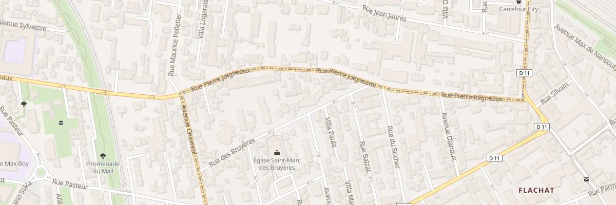 Plan du 6 Rue des Bruyères à Asnières-sur-Seine