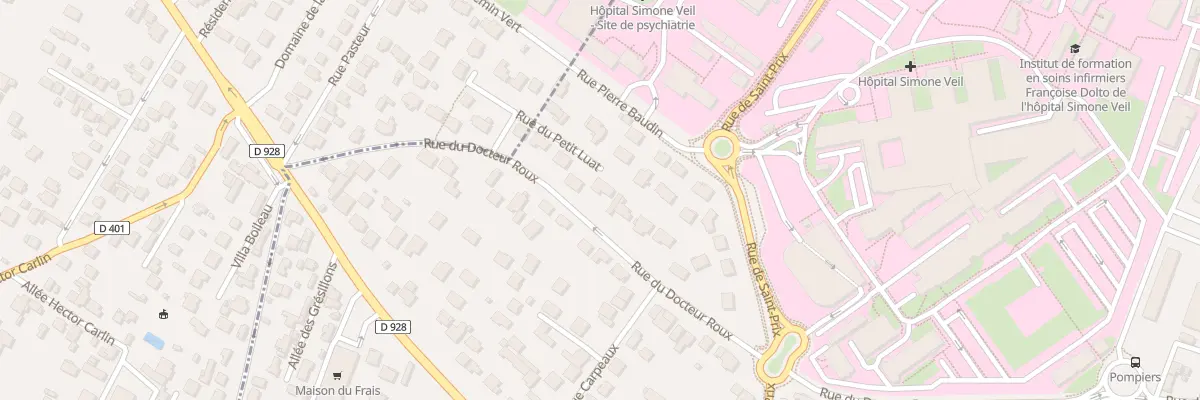 Plan du 42 Rue du Docteur Roux à Eaubonne