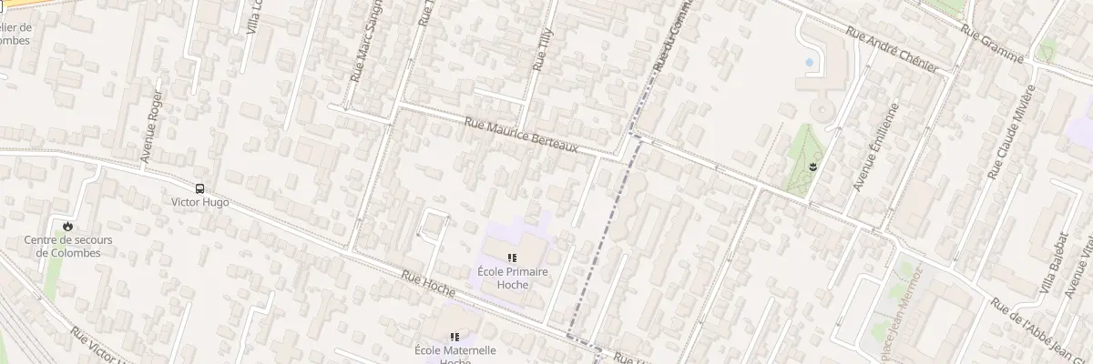 Plan du 50 Rue Maurice Berteaux à Colombes