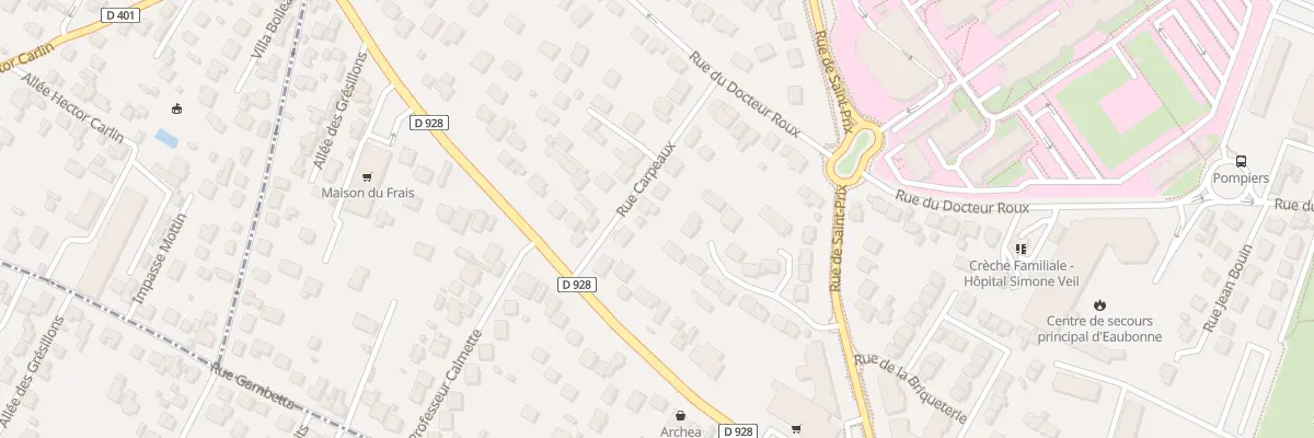Plan du 2B Rue Carpeaux à Eaubonne