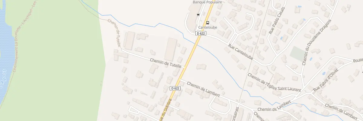 Plan du 2 Che de Tutelle à Castres