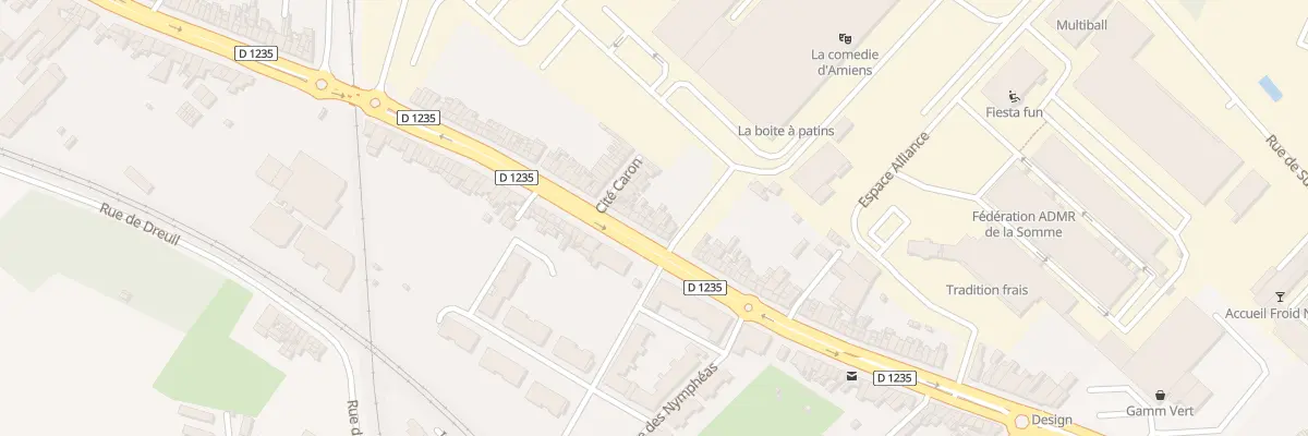 Plan du 132 Rue d’Abbeville à Amiens