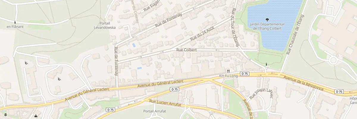 Plan du 28B Rue Colbert au Plessis-Robinson