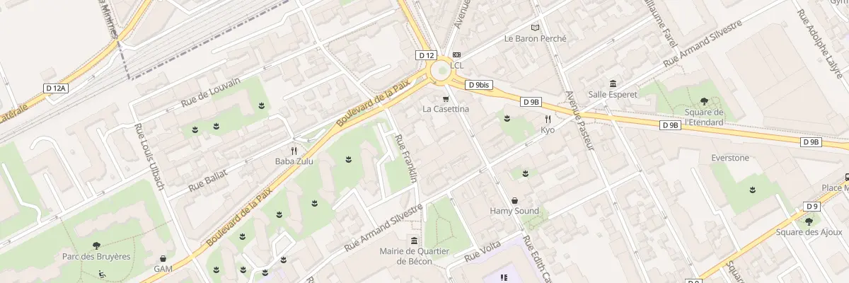 Plan du 42 Rue Franklin à Courbevoie