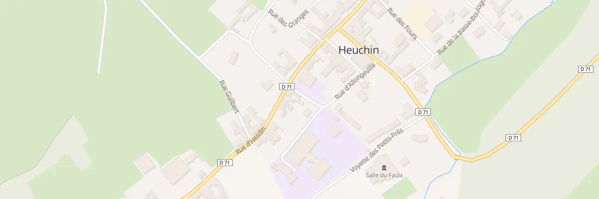 Plan du 6 Rue d’Hesdin à Heuchin