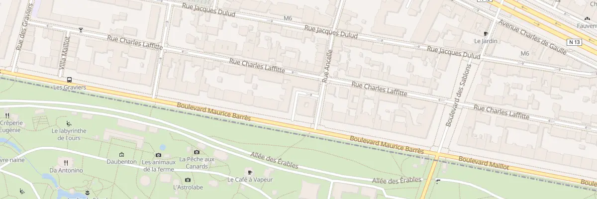 Plan du 22 Rue Ancelle à Neuilly-sur-Seine