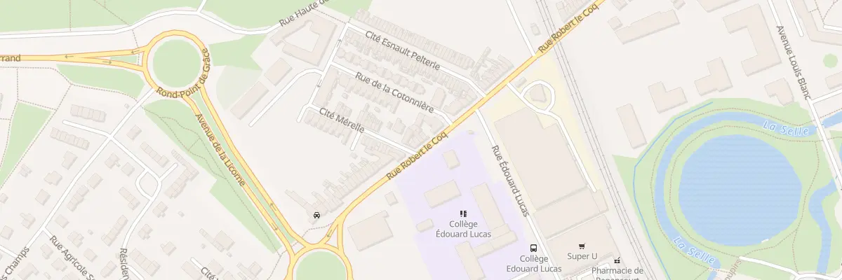 Plan du 214 Rue Robert Lecoq à Amiens
