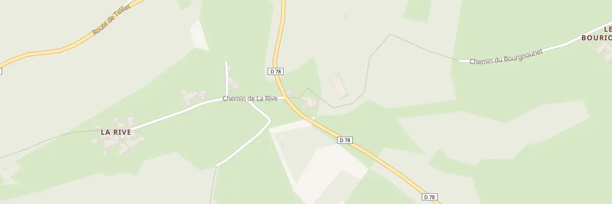 Plan du 1369 Rte de Teillet à Pampelonne