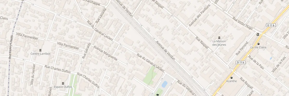 Plan du 26 Rue du Général Leclerc à Bois-Colombes