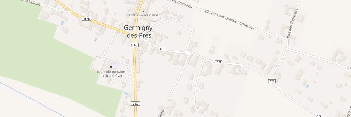 Plan du 12 Rte de la Prieuree à Germigny-des-Prés