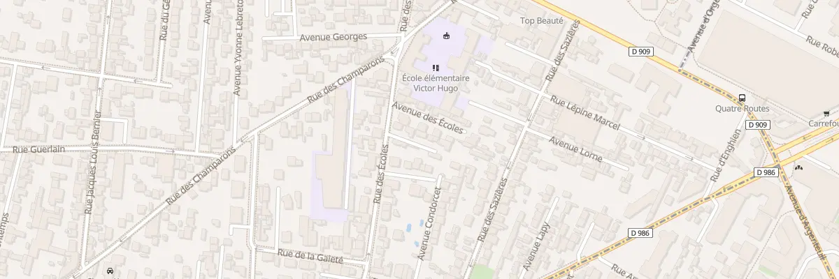 Plan du 42 Rue des Ecoles à Colombes