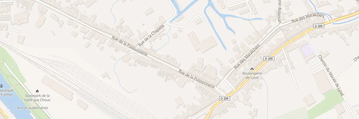Plan du 130 Rue de la Poissonnerie à Saint-Omer