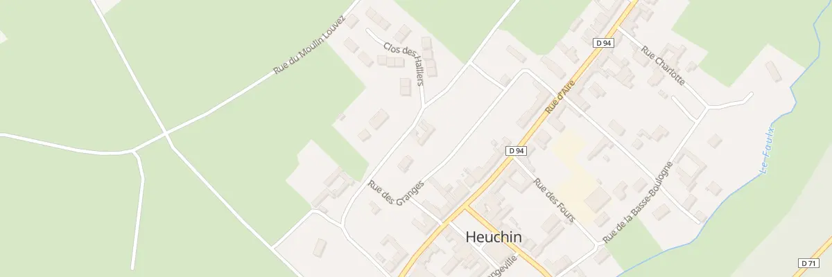 Plan du 6B Rue des Fosses à Heuchin