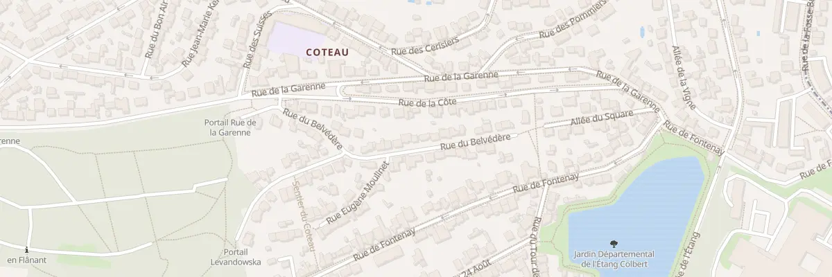 Plan du 23 Rue du Belvédère au Plessis-Robinson