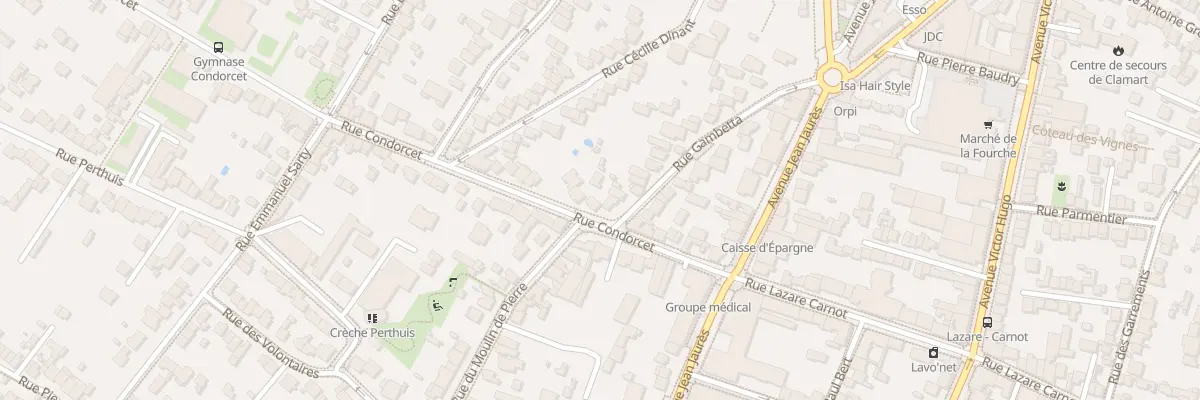 Plan du 18 Rue Condorcet à Clamart
