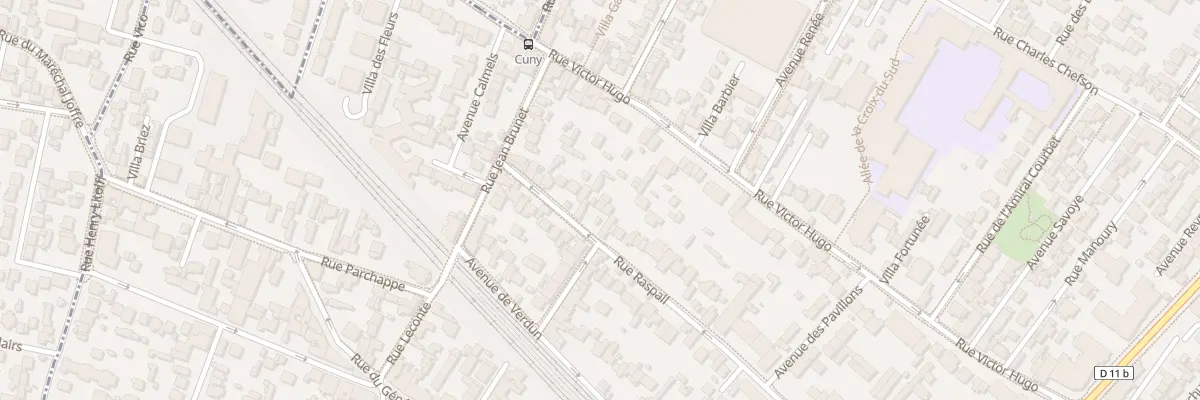 Plan du 110 Rue Raspail à Bois-Colombes