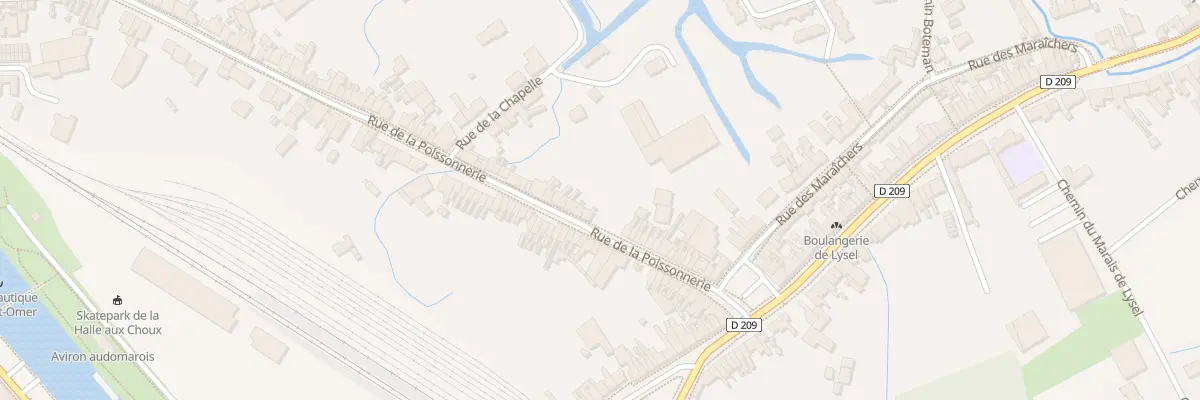 Plan du 132 Rue de la Poissonnerie à Saint-Omer