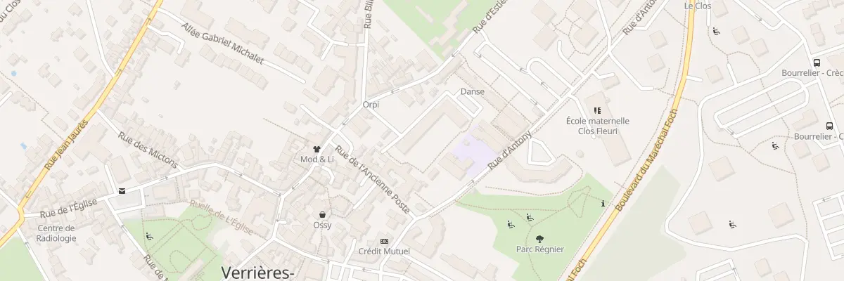 Plan du 15 Rue Estienne d’Orves à Verrières-le-Buisson