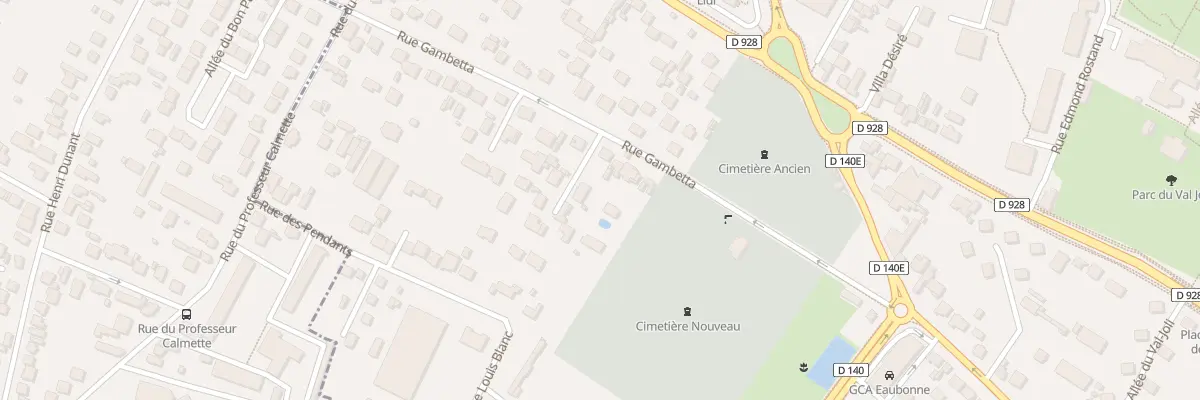 Plan du 11 Rue Gambetta à Eaubonne