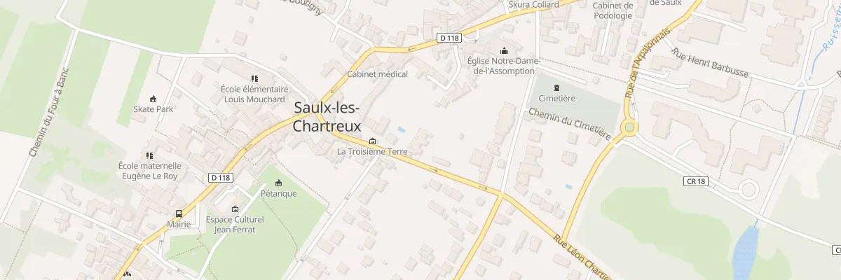 Plan du 5T Rue Lieutenant Emile Fontaine à Saulx-les-Chartreux