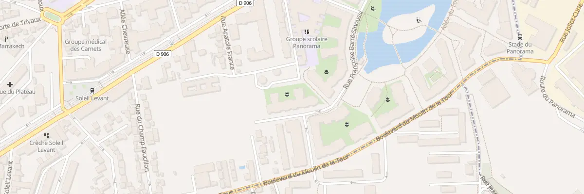 Plan du 6 Rue de la Fée Electricité à Clamart