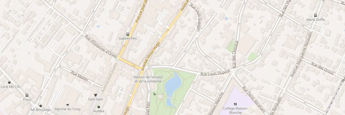 Plan du 26 Rue Louis Guespin à Clamart
