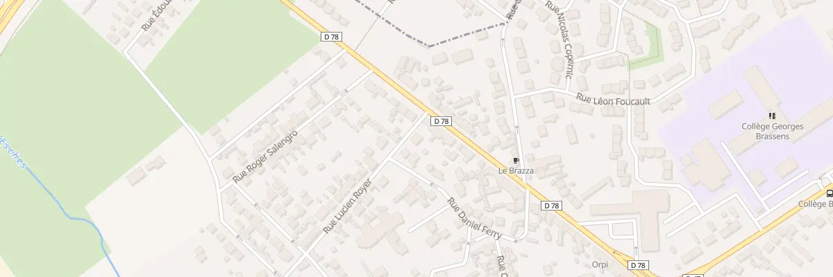 Plan du 1 Rue Lucien Royer à Persan