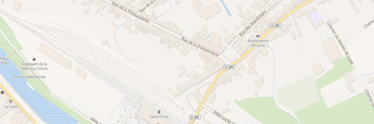 Plan du 24B Rue St Martin à Saint-Omer