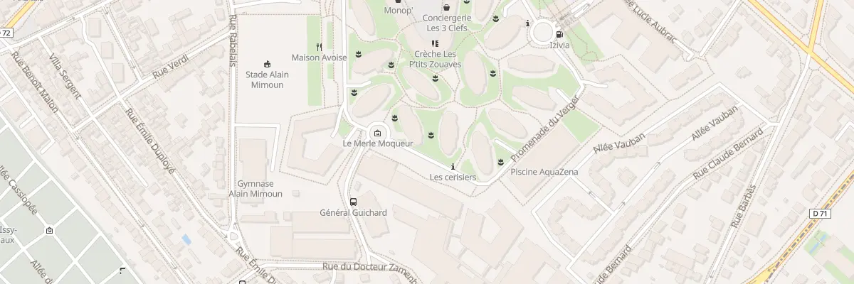 Plan du 59 Prom du Verger à Issy-les-Moulineaux