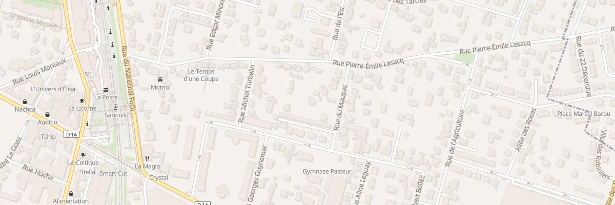 Plan du 9 Rue du Maupas à Sannois