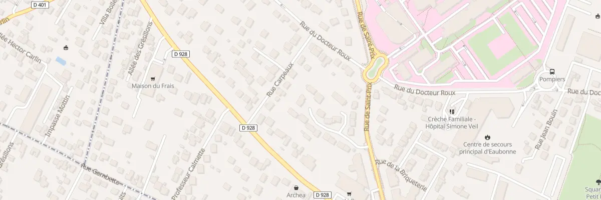 Plan du 20 Rue de la Croix Rambourg à Eaubonne