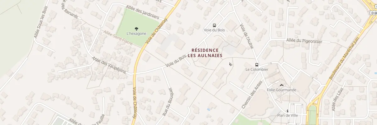 Plan du 2 Sq des Roses à Verrières-le-Buisson
