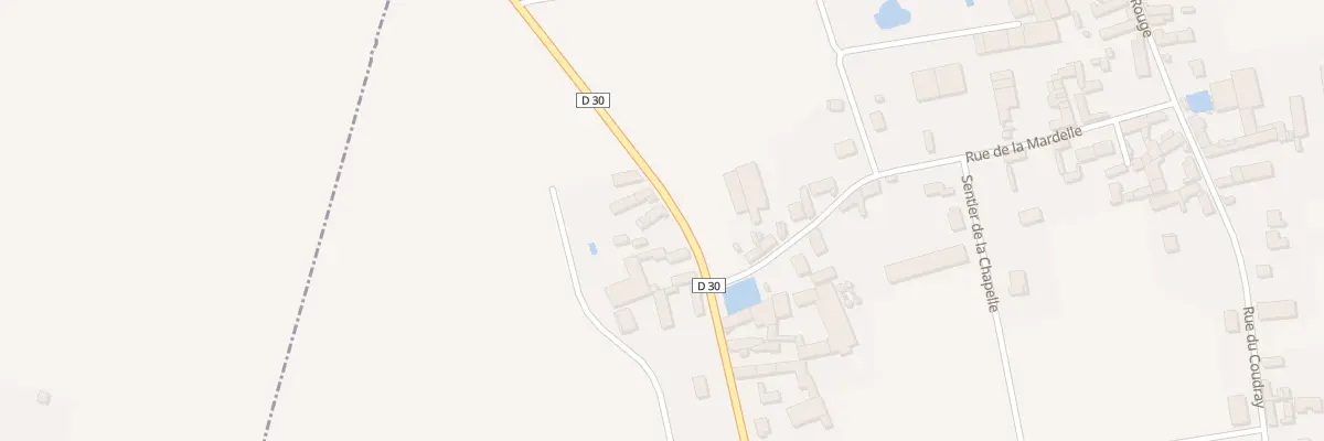 Plan du 10 Rue de la Chapelle à Bouilly-en-Gâtinais