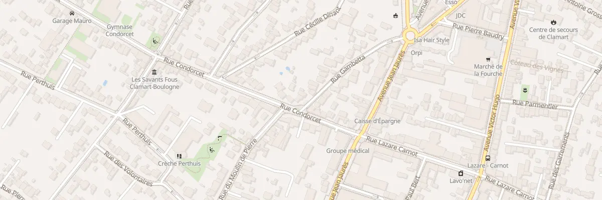 Plan du 16 Rue Condorcet à Clamart
