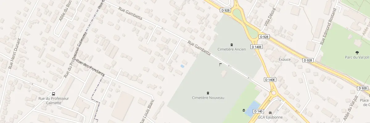 Plan du 9A Rue Gambetta à Eaubonne