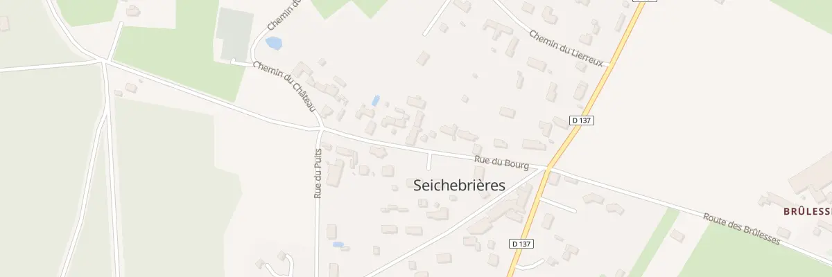 Plan du 10 Rue du Bourg à Seichebrières