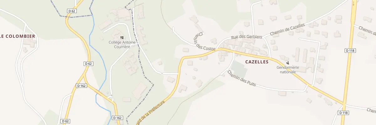 Plan du 7 Bd de la Préfecture à Cuxac-Cabardès