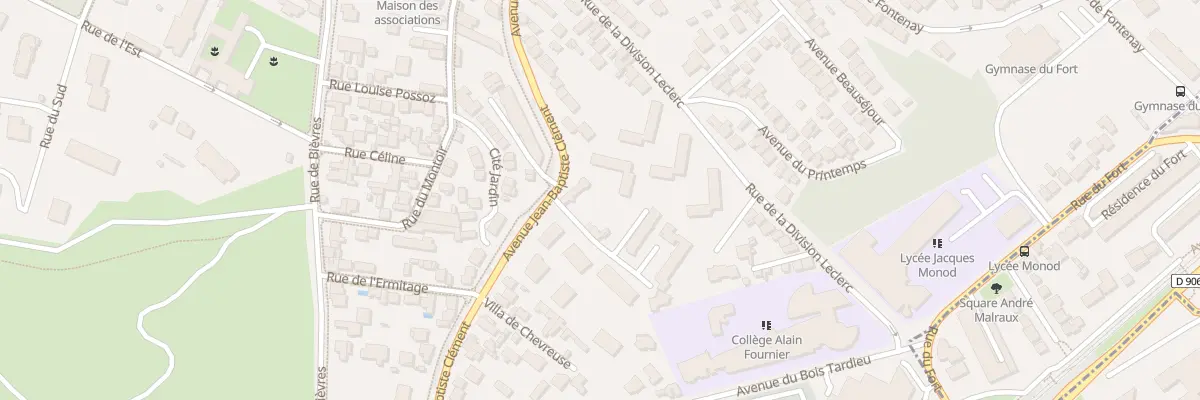 Plan du 63 Av Jean-baptiste Clément à Clamart